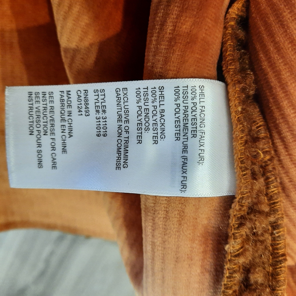 Carbon2Cobalt Chestnut Brown Teddybear Jacket - Picture 3 of 3